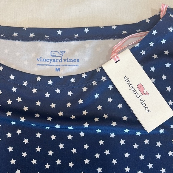 NWT VINEYARD VINES Womens Sankaty Casual Stars Medium. - Picture 2 of 9